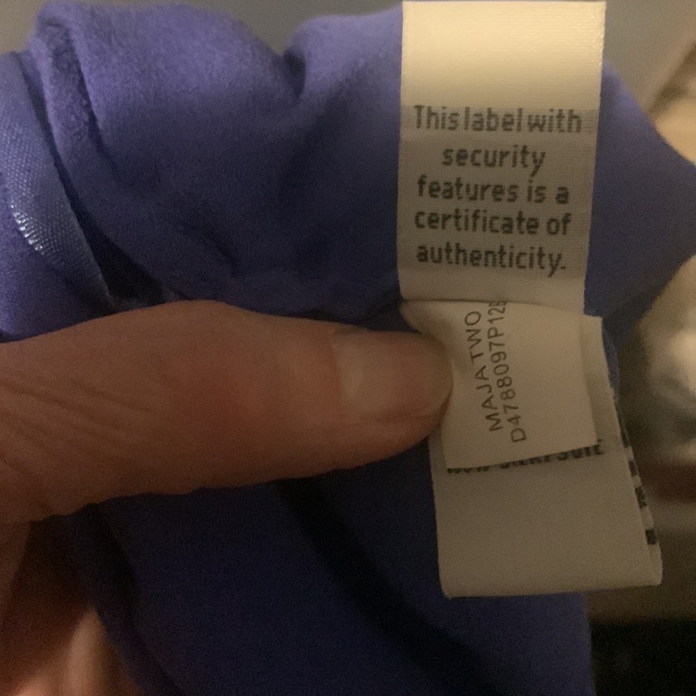 Diane Von Furstenberg Blue Silk Maja Two Back Snap Dress - Picture 4 of 5